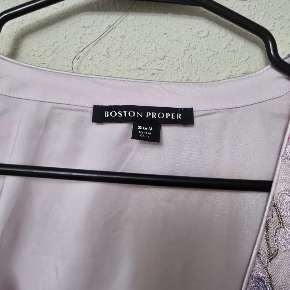 Pastel Floral Embroidered Duster Jacket - Picture 6 of 8